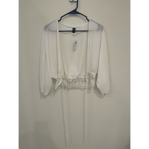 Perfect see through cover up top